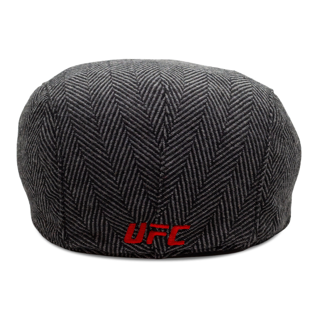 The UFC Ulti-Man Boston Scally Cap (Flat Cap) - Grey Herringbone