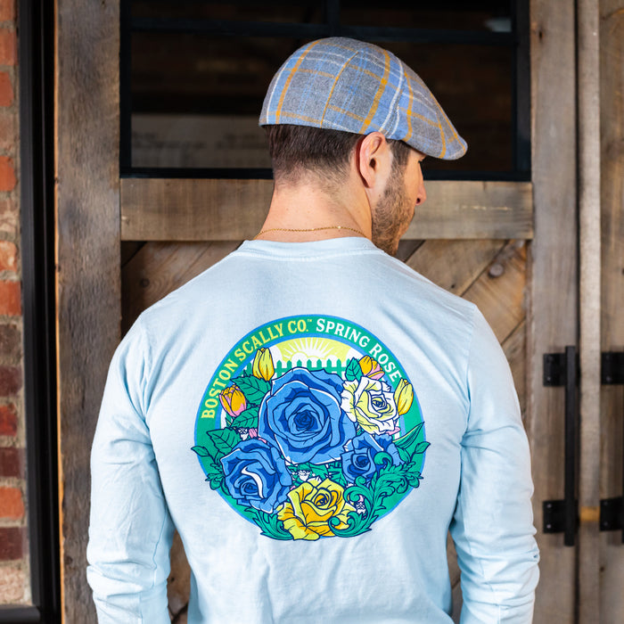 Boston Scally The Spring Rose Long Sleeve - Light Blue - featured image