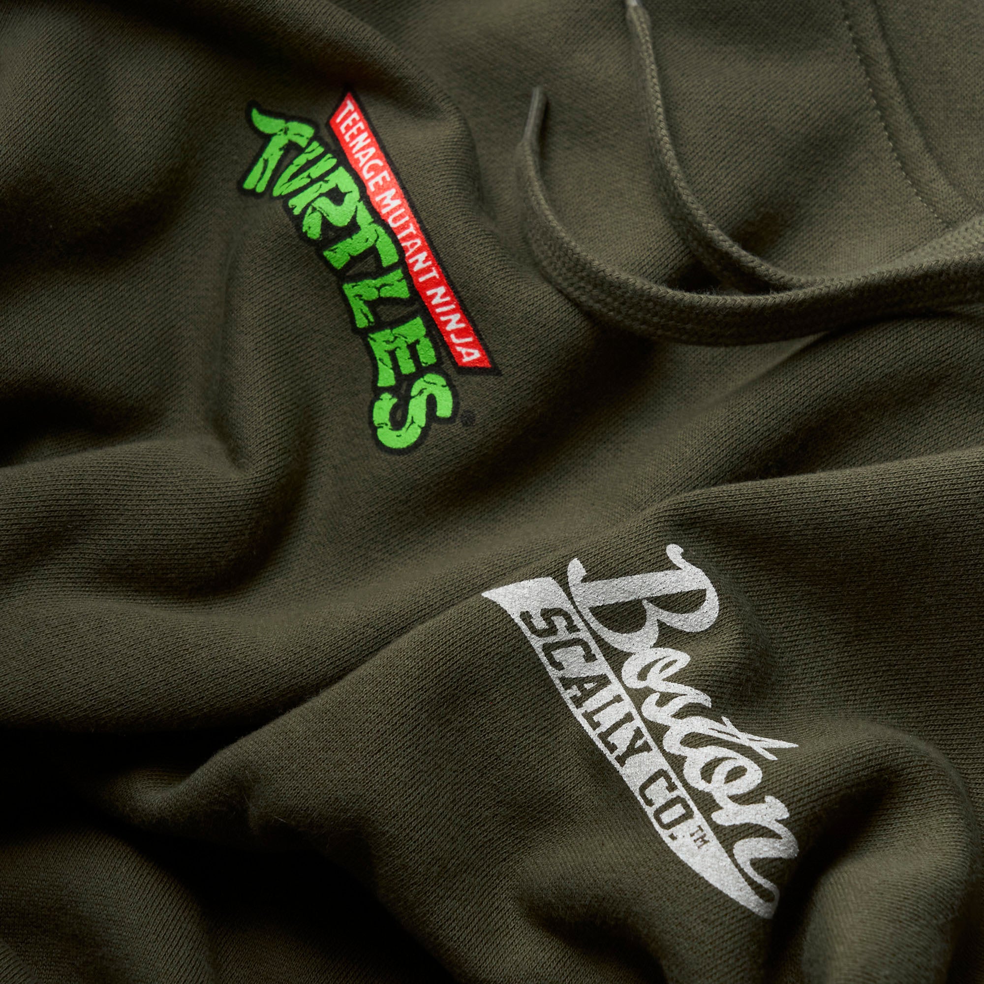 Boston Scally Teenage Mutant Ninja Turtles Hoodie - Sewer Green