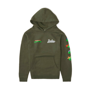 Boston Scally Teenage Mutant Ninja Turtles Kids Hoodie - Sewer Green - featured image