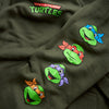 Boston Scally Teenage Mutant Ninja Turtles Kids Hoodie - Sewer Green - alternate image 2