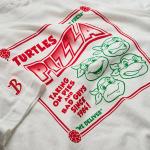 Boston Scally Teenage Mutant Ninja Turtles Kids Pizza Box Tee T-Shirt - Mozzarella White - alternate image 2