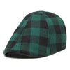 The Brogue Boston Scally Cap - Forest Green &amp;amp; Black Plaid - alternate image 3