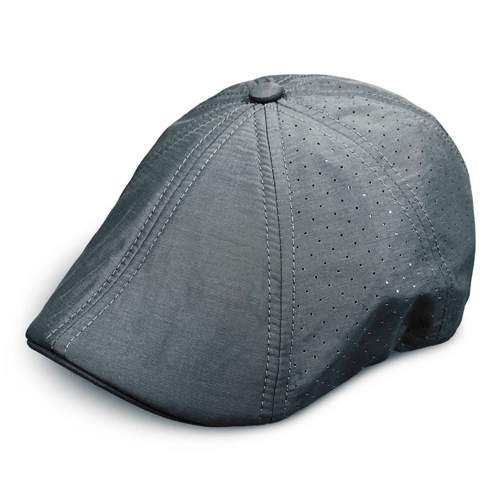 The Cool Air Boston Scally Cap (Flat Cap) - Dark Grey