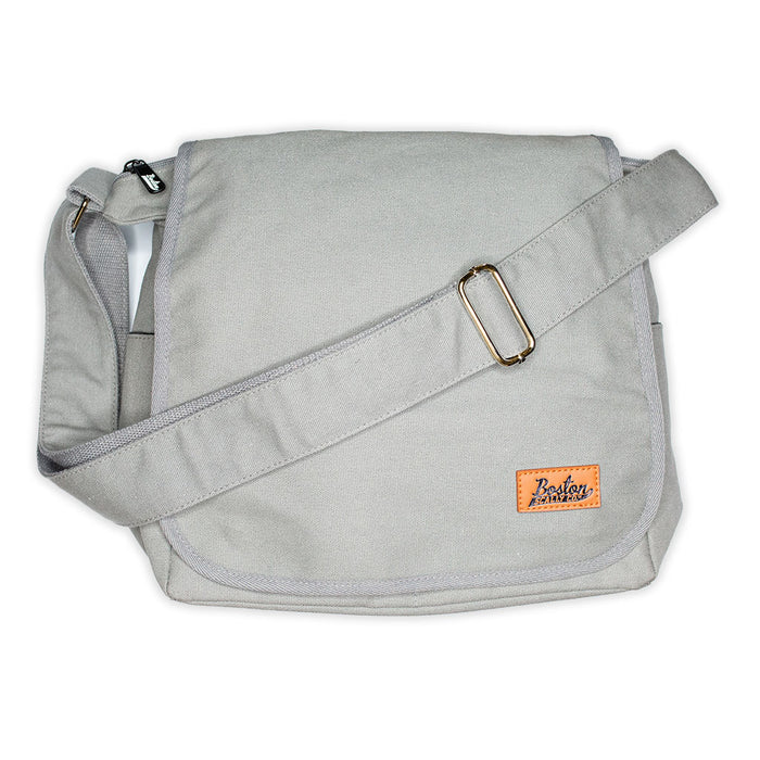 Boston Scally The Messenger Bag - Light Grey - featured image