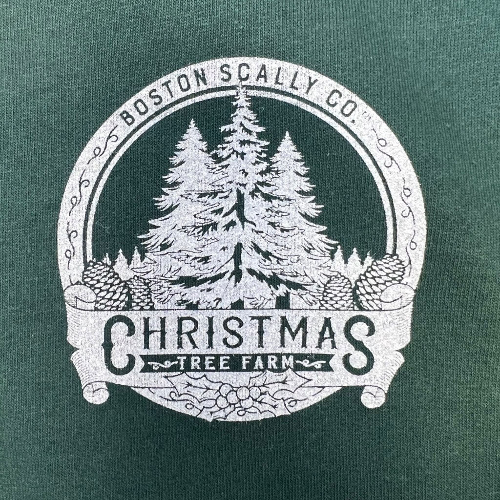 Boston Scally The Christmas Tree Farm Hoodie - Alpine Green - alternate image 2