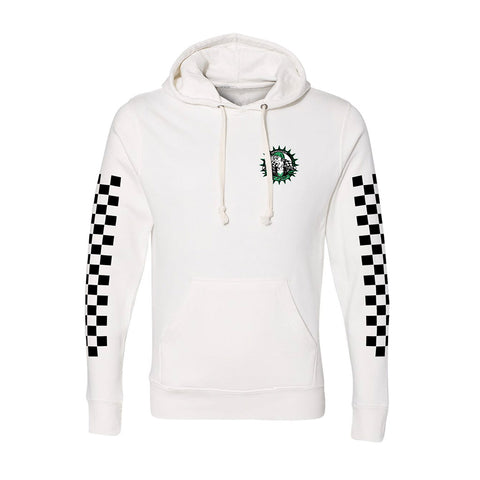 Boston Scally The Punk Hoodie - White - featured image
