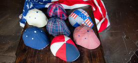 The Fourth of July Collection on a wood background