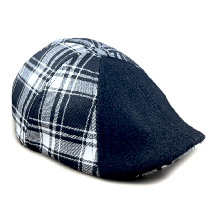 The Ghosthead Boston Scally Cap - Ghost Plaid - featured image