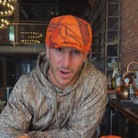 Mossy Oak Single Panel Boston Scally Cap - Blaze - alternate video 3