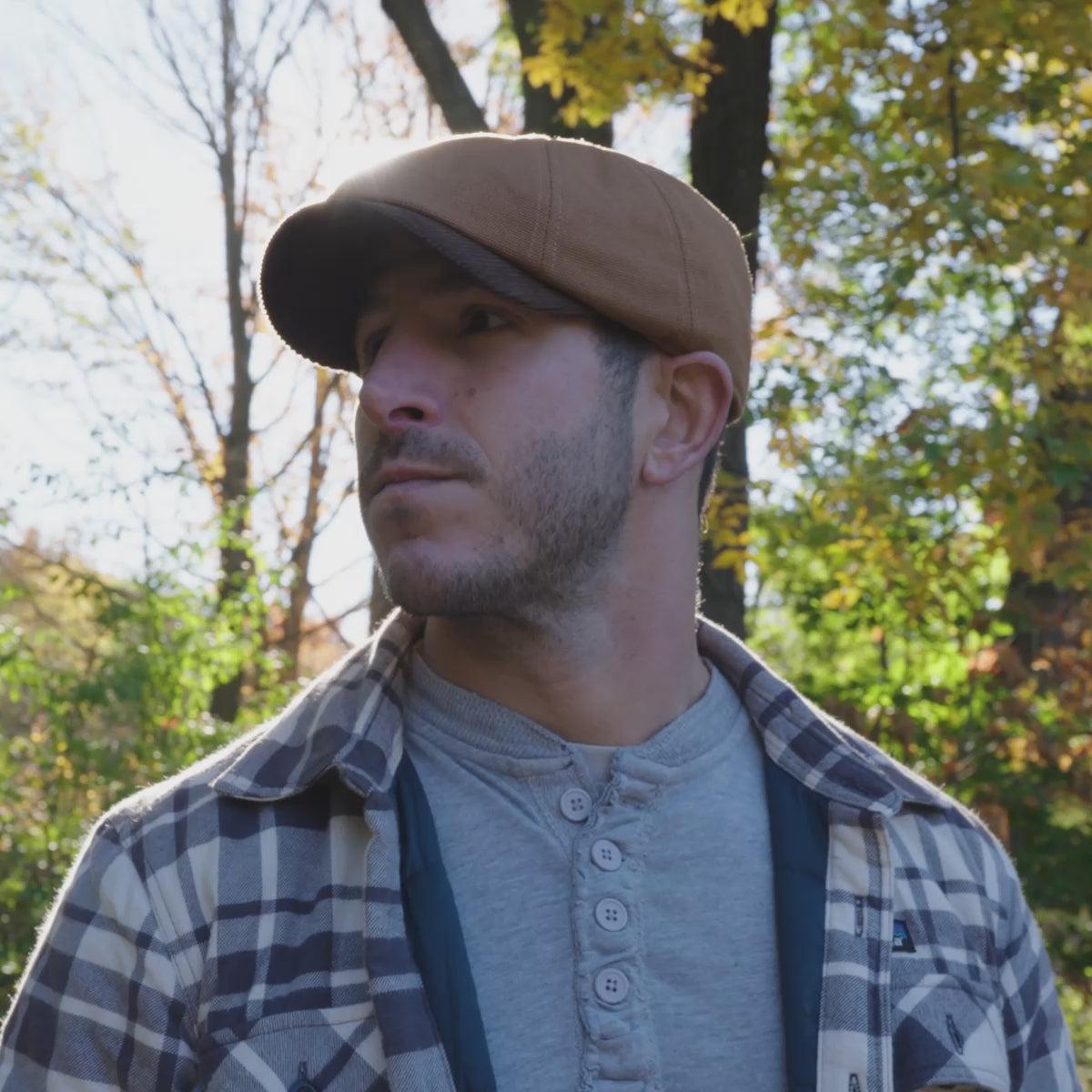 The Workhorse Insulated Baker Boy Boston Scally Cap - Tan Canvas