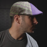 The Frankenhead Boston Scally Cap - Purple &amp;amp; Undead Plaid - alternate video 3