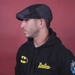 The Batman Boston Scally Cap - Gotham Patchwork - alternate video 3