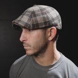 The Crawler Boston Scally Cap - Cobweb Plaid - alternate video 3