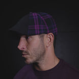 The Grim Reaper Head Boston Scally Cap - Shadow Plaid - alternate video 3