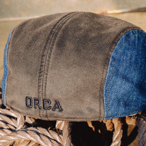 Jaws Captain Quint Boston Scally Cap - Weathered Brown and Blue - alternate image 16