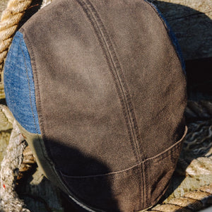 Jaws Captain Quint Boston Scally Cap - Weathered Brown and Blue - alternate image 17