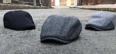 Three Boston Scally Caps on the Ground - The Classic Collection