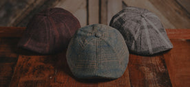 3 Boston Scally Rose Caps - The Rose Collection